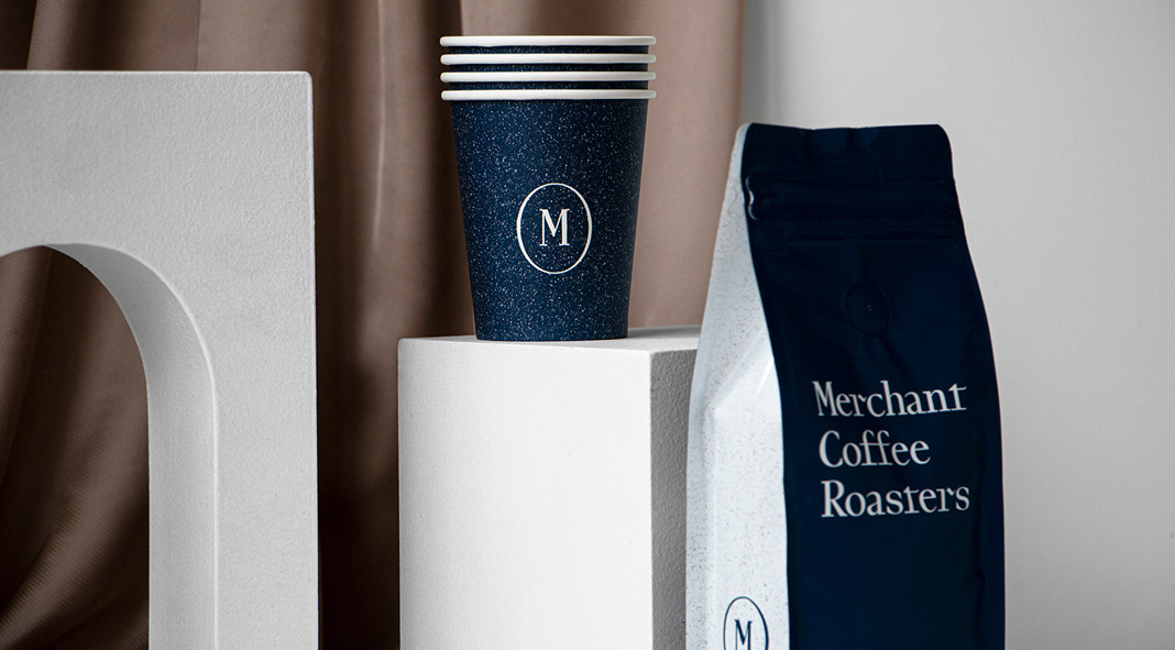 Merchant Coffee Roasters branding by Ryan Romanes Studio