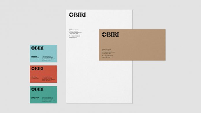 Branding by studio Only for the British International Research Institutes