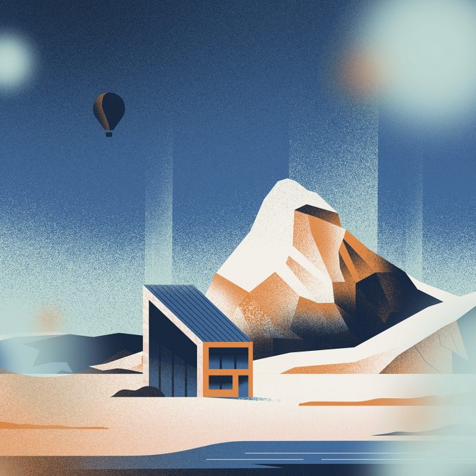 Self-Isolating Cabin illustrations by Clément Barbé