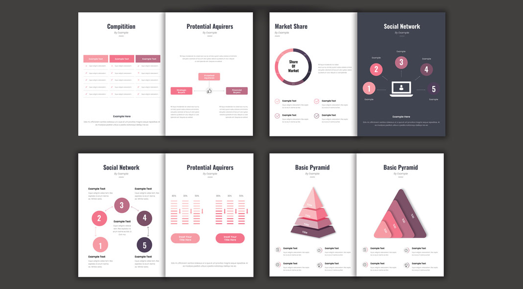 Marketing Infographic Template for Adobe InDesign.