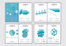 Business Infographic Brochure Template for Adobe InDesign