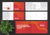 Creative InDesign Portfolio Template with Red Accents