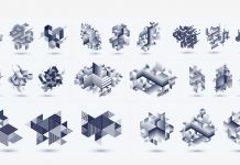 Abstract geometric pattern backgrounds