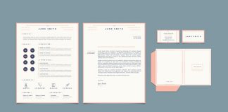 Customizable Resume, Business Card, and Mailer Template for Adobe Illustrator
