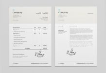 Download Invoice InDesign Template on Adobe Stock