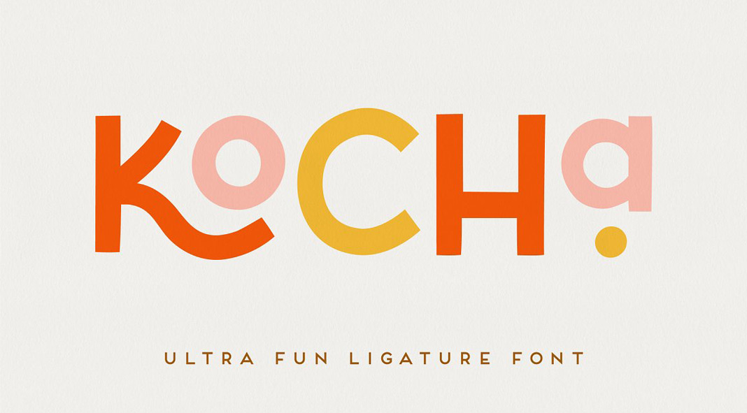 Kocha font by Point and Poem