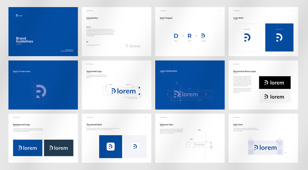 Download this Brand Guidelines Adobe InDesign Template