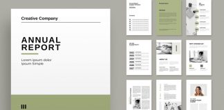 Download an Annual Report Brochure Template for Adobe InDesign