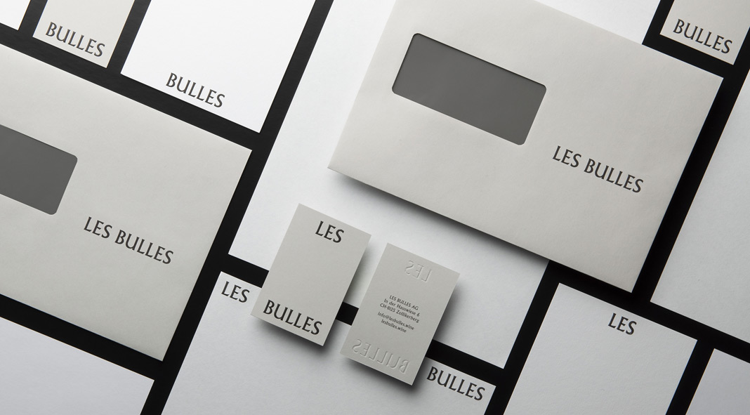 LES BULLES Corporate Identity Design by Studio Marcus Kraft.