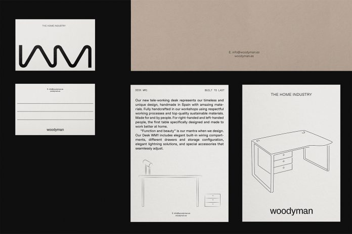 Woodyman—The Home Industry branding by Sonia Castillo Studio