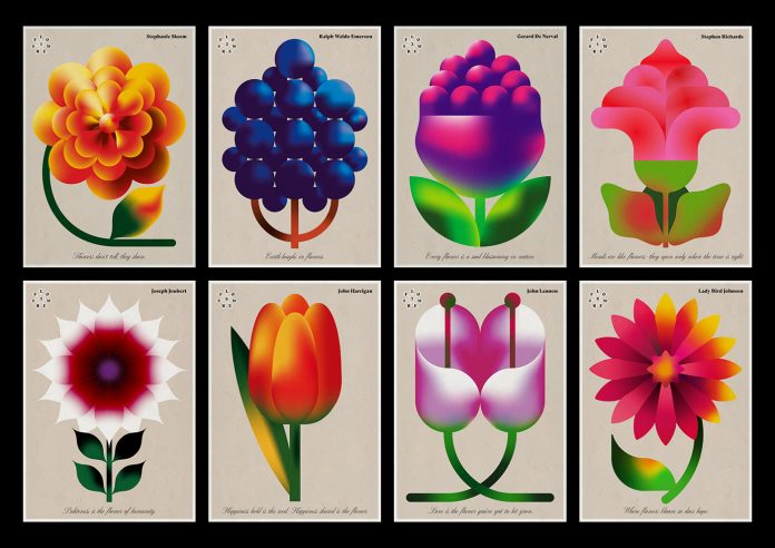 Flowers print series by Mario Carpe