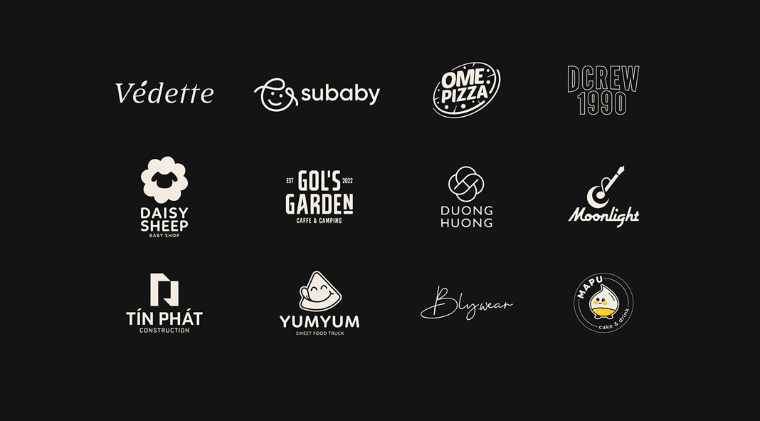 Logo designs by Thanh Thinh