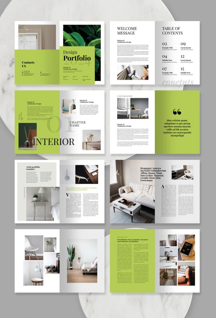 Portfolio Brochure Template for Adobe InDesign