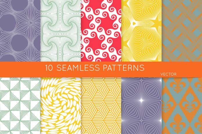 Ten Seamless Vector Patterns