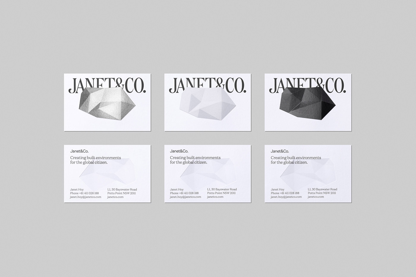 Janet&Co branding by Pop & Pac Studio