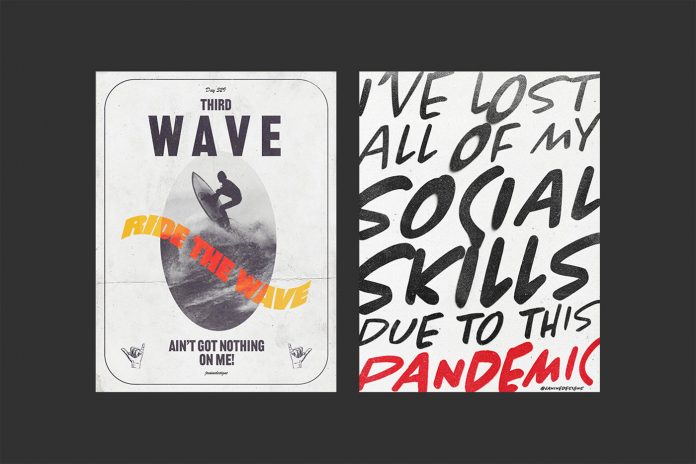 365 Days of Grunge Typography Posters by Janine Heinrichs