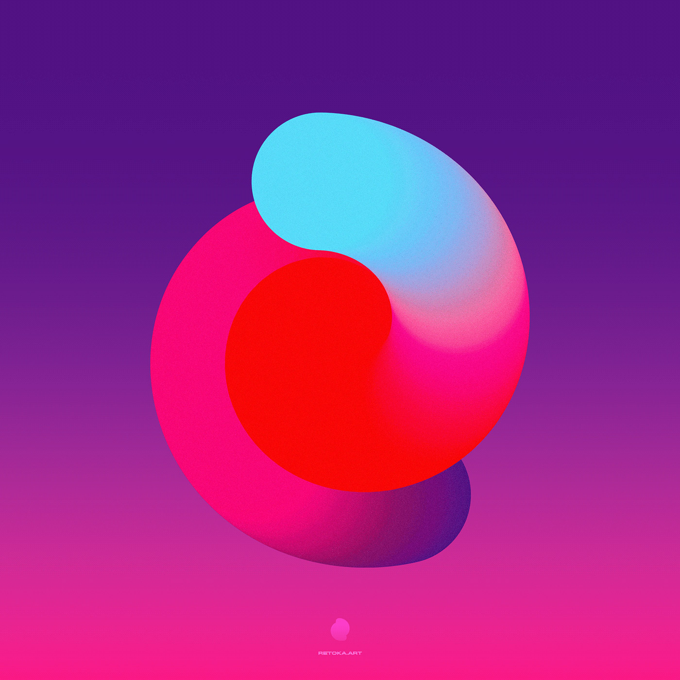 An exercise of shapes, colors and gradients by Retoka