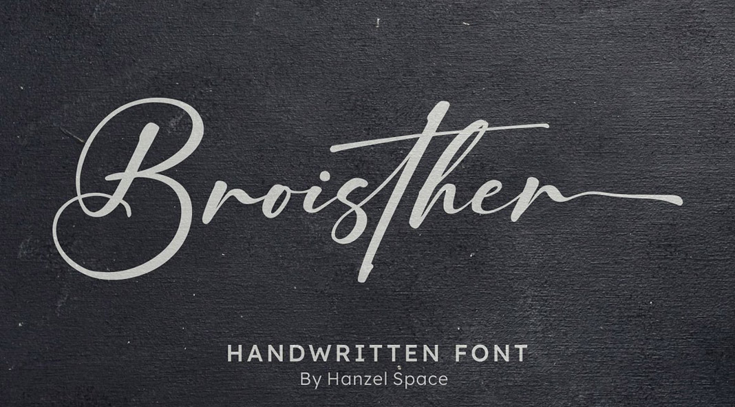 Broisther Handwritten Font by Hanzel Studio