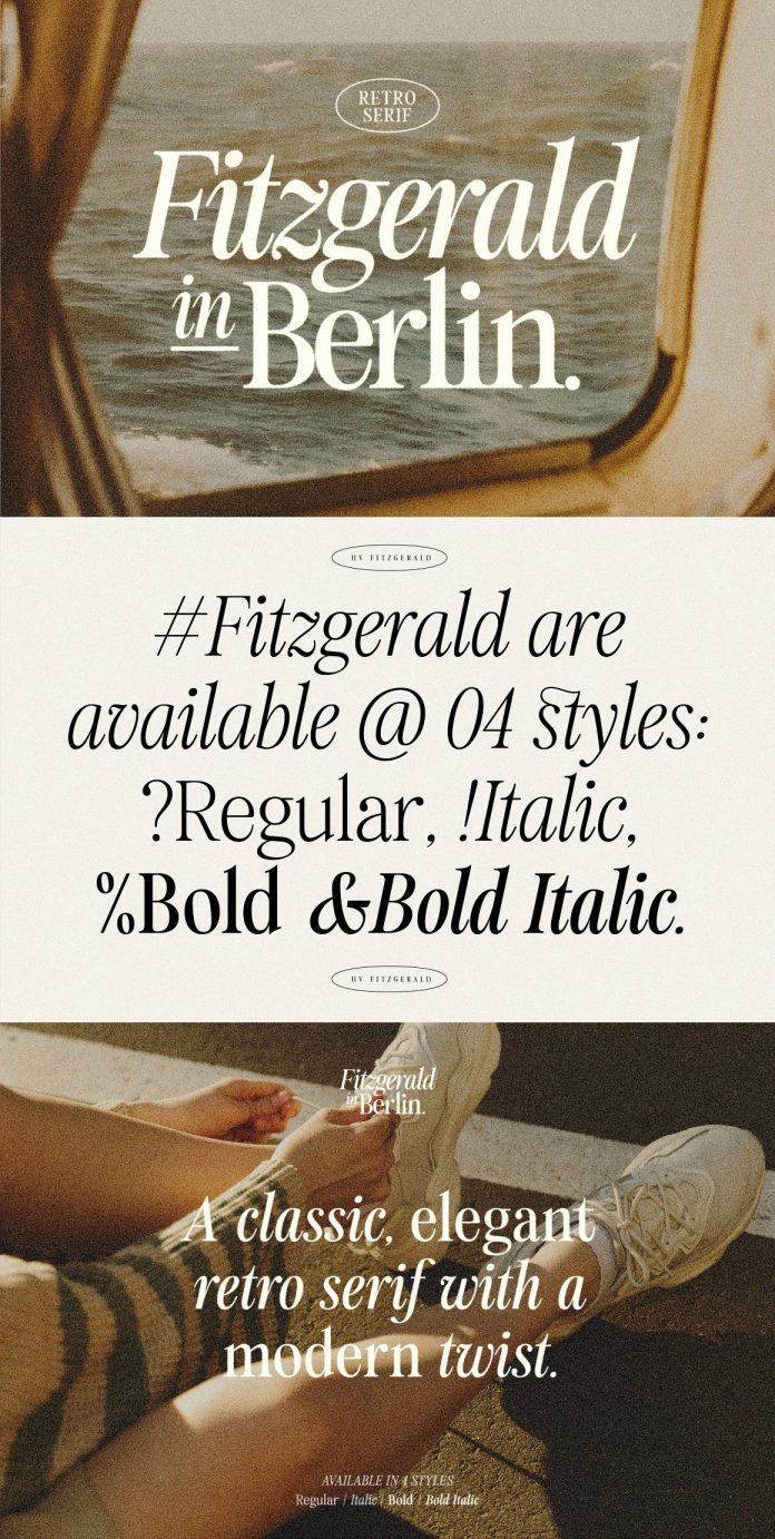 Fitzgerald Font by Harmonais Visual