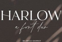 Harlow Font Duo by Mila Garret
