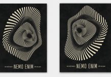 Creative Poster Templates with Distorted Abstract Shapes