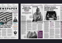 Download Tabloid Newspaper Template for Adobe InDesign