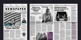 Download Tabloid Newspaper Template for Adobe InDesign