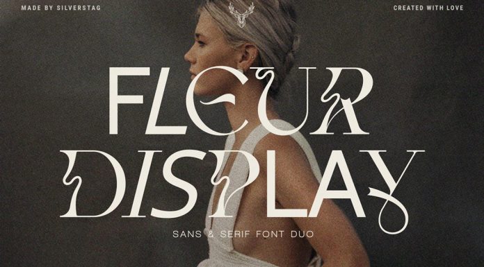 Fleur Display Font Duo by SilverStag