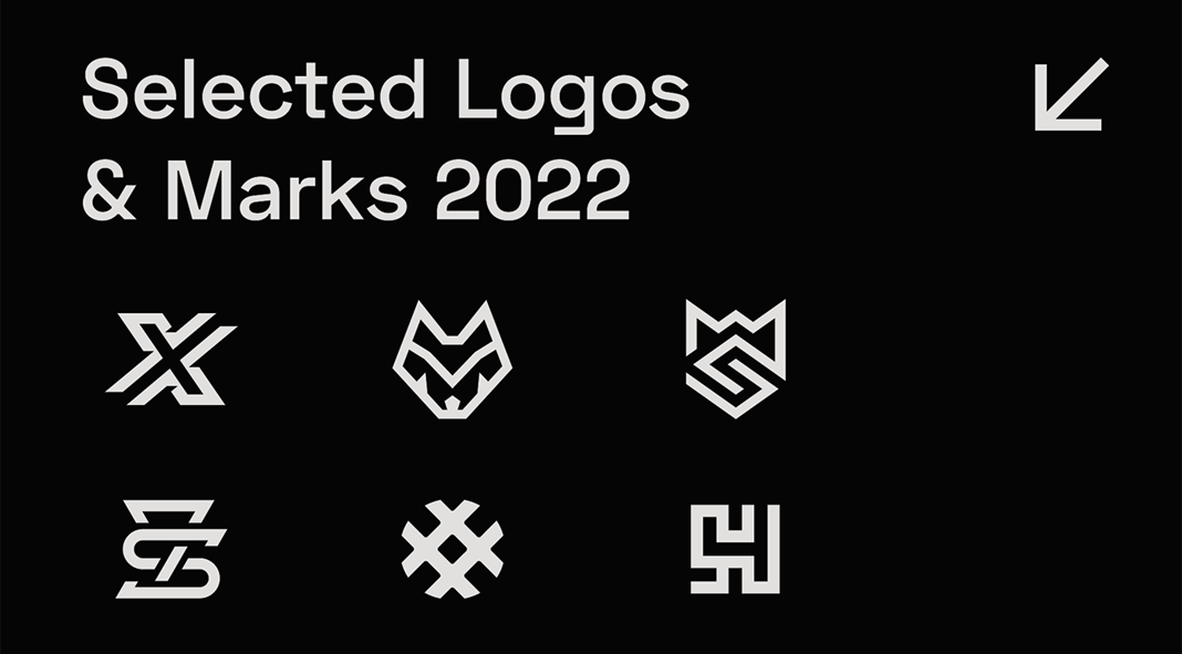 Selected logos and marks from 2022 by Cesar Flores