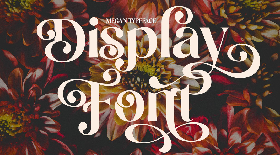 Megan Display Font by Sansakerta