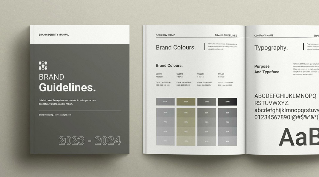 Adobe InDesign Brand Guidelines Manual Template by TemplatesForest