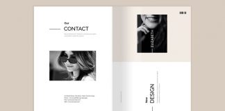 Download Black & White Magazine InDesign Template by PixWork