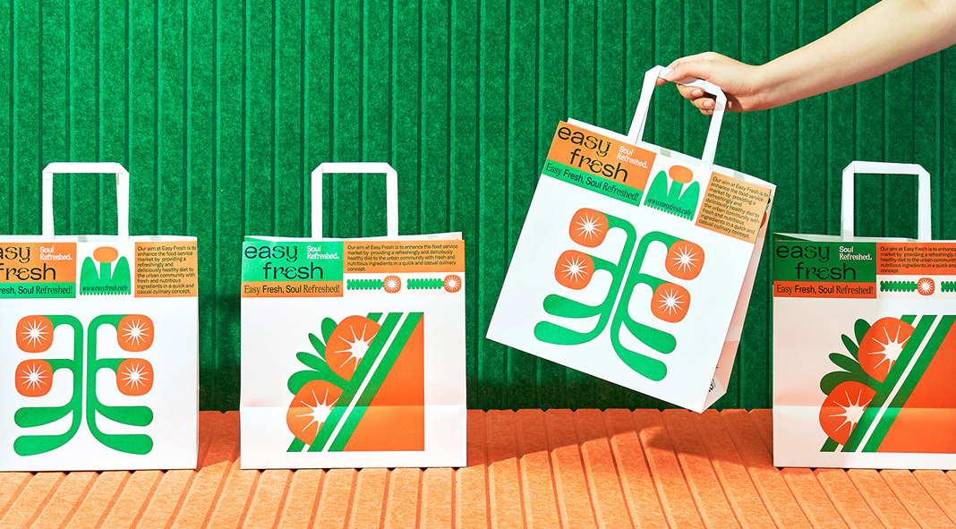 Easy Fresh branding by Untitled Macao