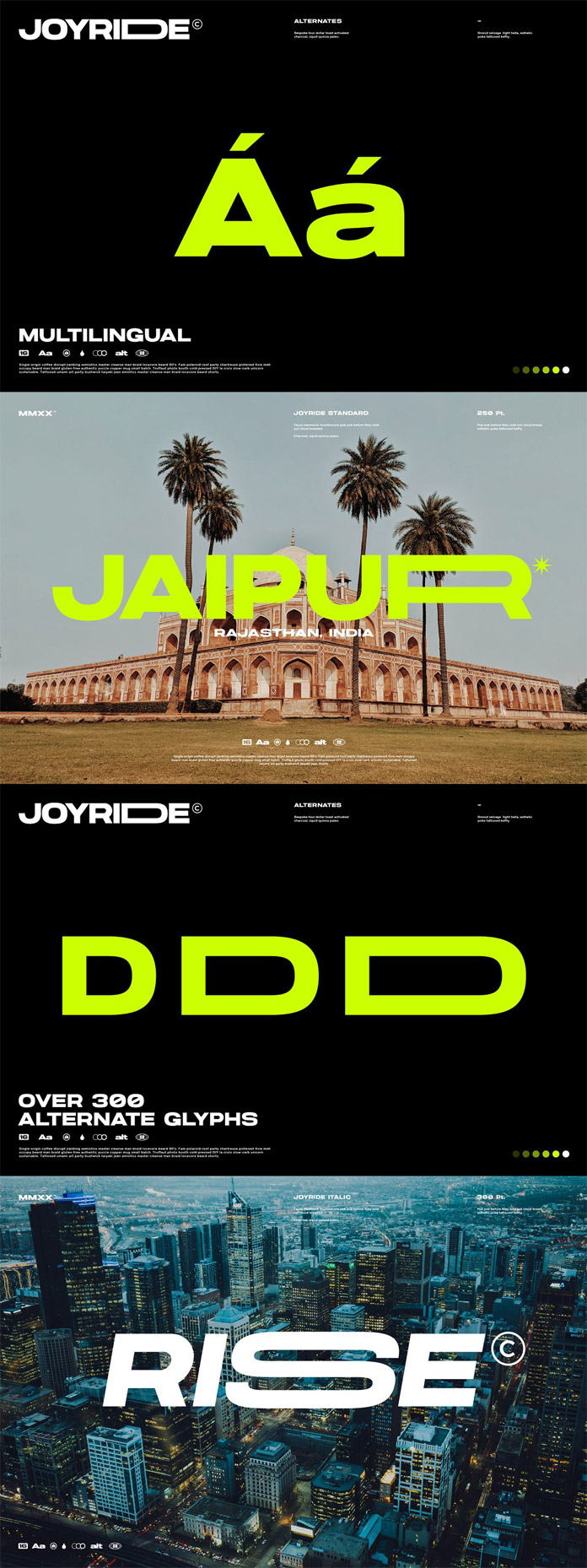 Joyride Font by TypeJuice