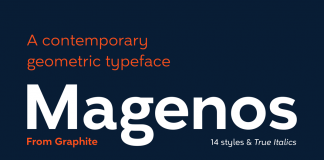 Magenos font family by Graphite