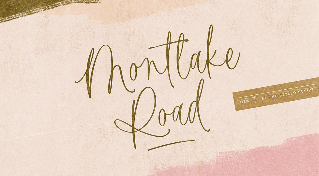 Montlake Road Script Font by The Styled Script