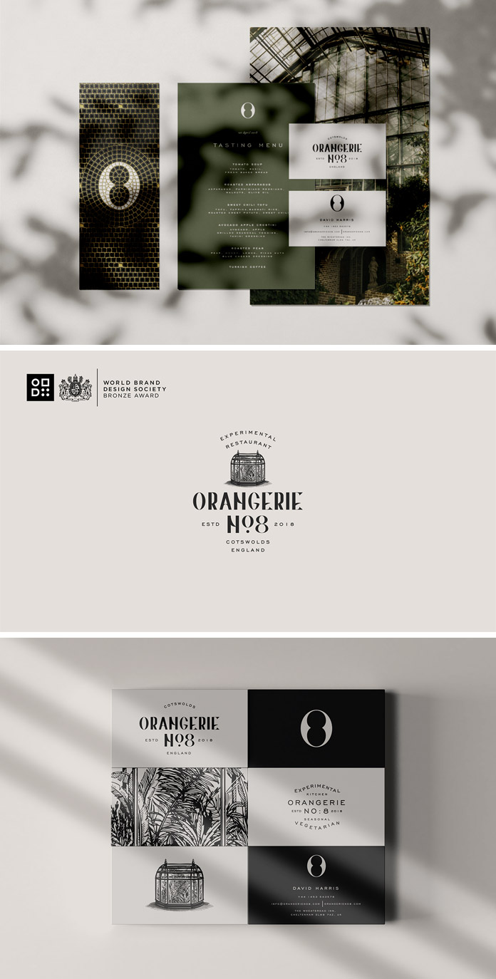 Orangerie No8 — Restaurant Branding by Ceren Burcu Turkan