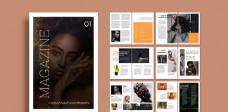 Adobe InDesign Magazine Template