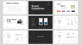 Create Brand Guidelines with this Adobe InDesign Template