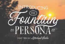 Fountain Persona Fonts by Letterhend Studio