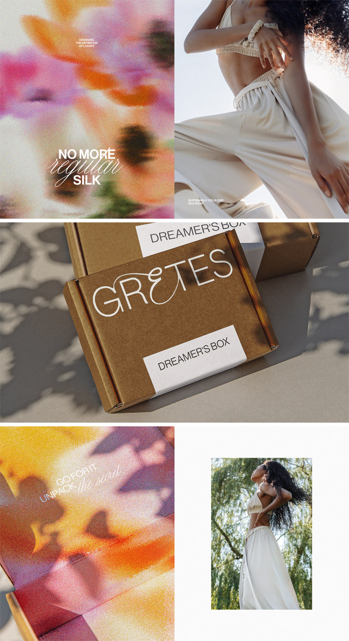 Gretes visual identity by And Studio