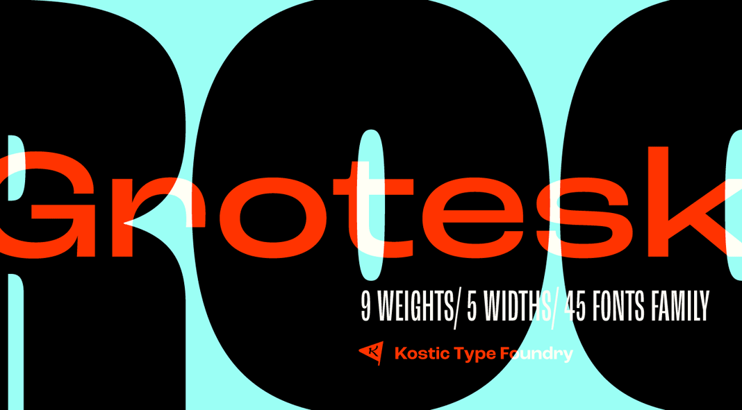 Roc Grotesk Font Family by Kostic Type Foundry