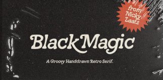 Black Magic Font by Nicky Laatz