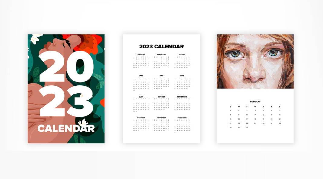 Customizable 2023 Wall Calendar in A3