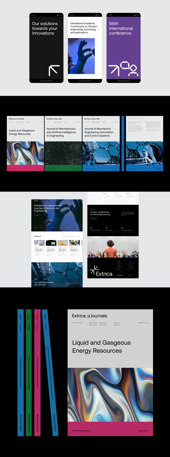 Extrica rebrand by Andstudio
