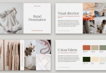 Simple Brand Guidelines Presentation Template for Adobe InDesign