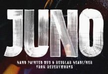 Juno SVG and regular font by ReveryWorks.