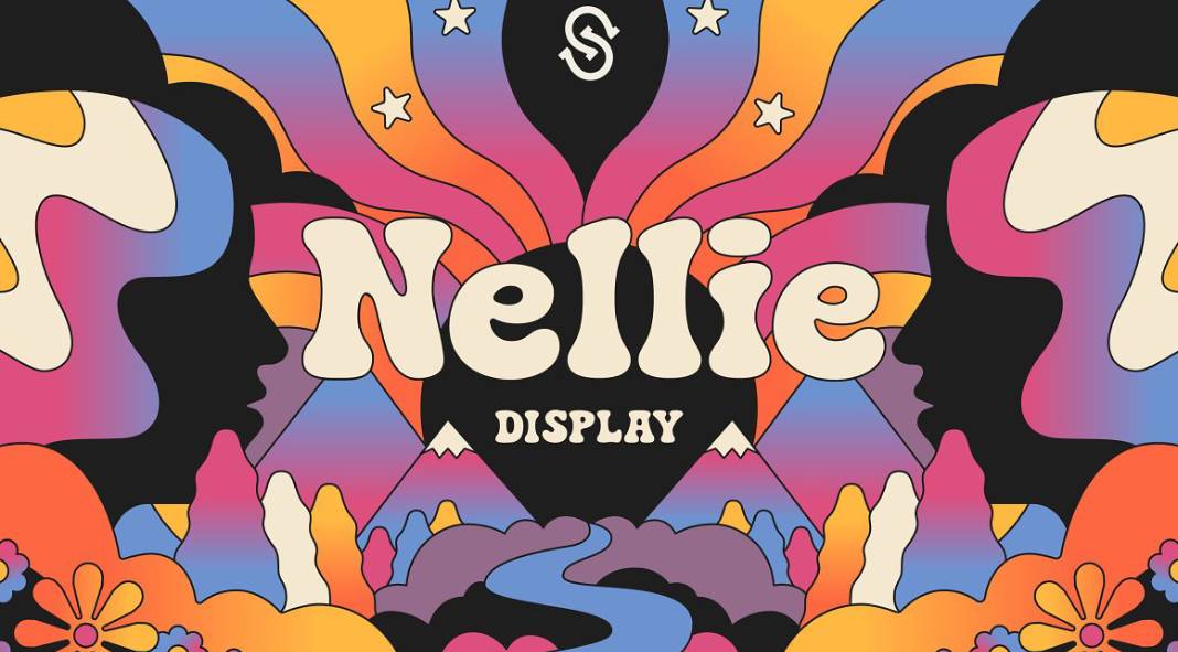 Nellie Retro Hippie Font by Stable