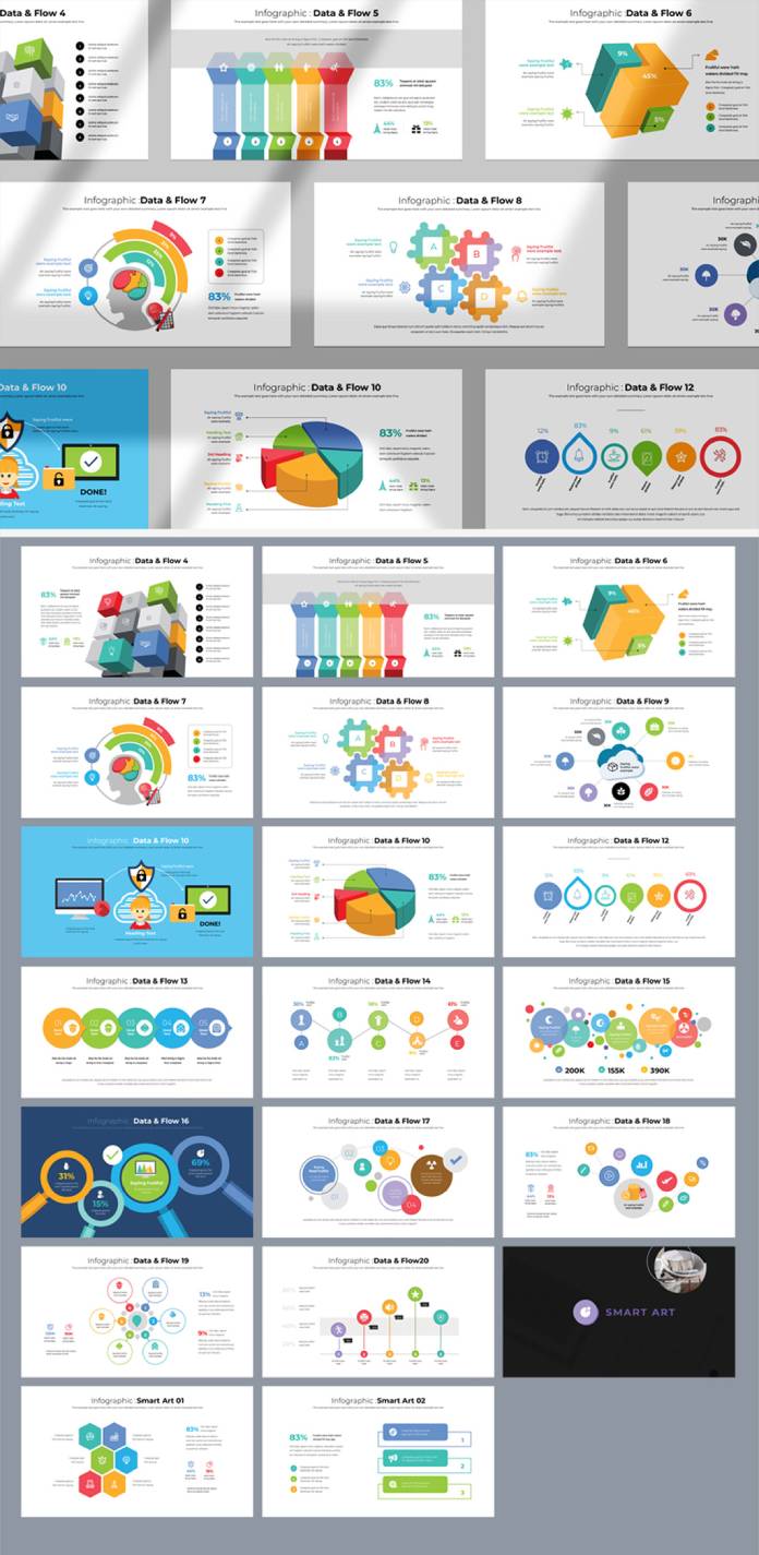 Professional infographics for your presentations.