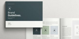 Landscape Format Brand Guidelines Template by TemplatesForest